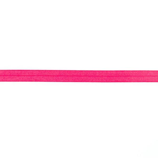 Elastisches Schrägband Polyamid Breite 15 mm - Pink